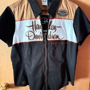 Harley-Davidson 110th Anniversary Garage Zippered Shirt